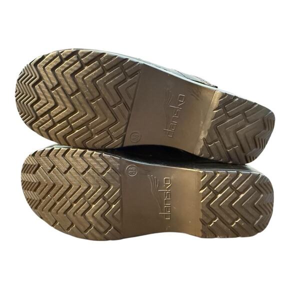 Dansko Patricia Studded Black Leather Clog Women size 36 US 6 - Picture 5 of 5